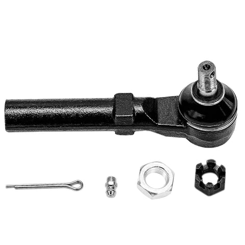 Outer tie rod for Front Wheel Bearing Hub Kit With Outer Tie Rods For 2005 2014 Subaru Outback And Legacy, black metal component