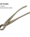 8 inch stainless steel knob cutter from 4 Piece Bonsai Tool Set All In One With 8 Inch Concave Cutter Knob Cutter Trunk Splitter And Bonsai Scissors Built For Precise Pruning And Clean Healing Cuts For Beginners And Pros Pro Grade Gear