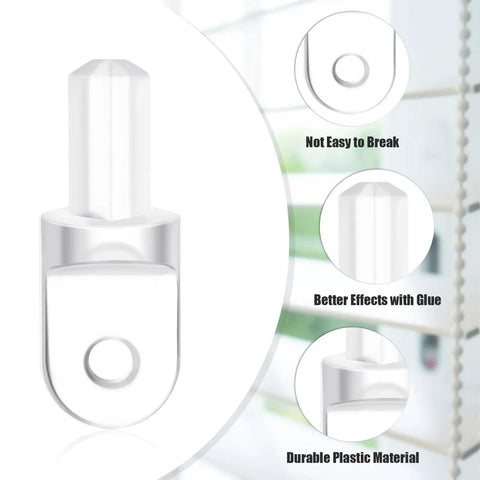Hella Durable 6-Pack Horizontal Blind Wand Replacement Parts, solid plastic wand tip for repairing tilt control rods.