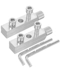 Awesome 2 Set Silver Steel Tap Extractor Kit For Rocking Broken Screw Removal And faucet thread removal tools that smash tough jobs with smooth ease and complete repair solutions for water pipe and damaged bolt extraction, 2-piece kit with hex keys