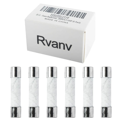 Generator Fuse Replacements 6.3A 250VAC 5x20mm 6 Pack for 10000005117 with box packaging