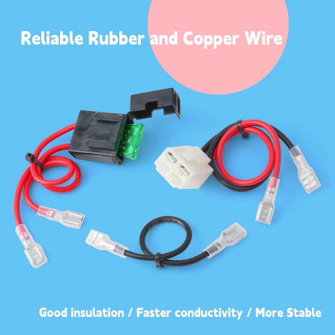 MX650 Battery Wire Harness For Razor MX350 MX400 MX500 Electric Dirt Bikes And Quad Dune Buggy FourPole ThreeWire Plug And Play Upgrade For Smooth Power And Solid Connections