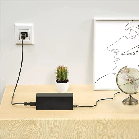 Fast Charging AC DC Adapter For KORG M50 Music Keyboard Workstation Power Supply Cord Charger on desk setup
