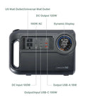 96Wh portable power station detail from Go To Travel Camera Backpack With 96Wh Portable Power Station, Modular Hard Shell Case.