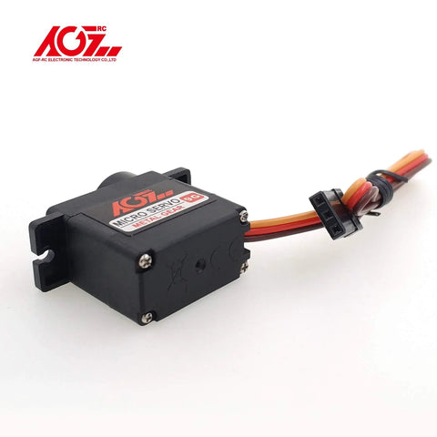 Side view of Two Pack 9g Micro RC Servo Motors, Digital Metal Gear, Mini Servo For RC Helicopter Airplane Car