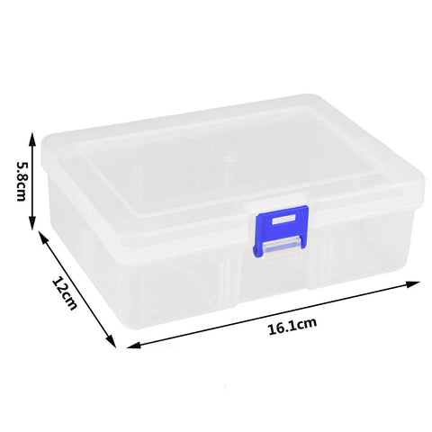 Plastic storage box for Organic Chemistry Molecule Model Kit For Students And Teachers, 5.8cm x 12cm x 16.1cm with blue latch