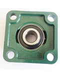 Premium Cast Iron 4 Bolt Flange Mounted Bearing Units UCF207 Series With 36mm Bore For Shop Gear Ensures Smooth Shaft Rotation While Saving Cash On Fixes Keeps Gear Running Slick Tough Enough To Handle Heavy Loads Everyday green cast iron bearing unit