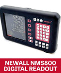 Industrial Step Pulley Milling Machine Built As A Tough Shop Workhorse And Fully Rigged Out With Variable Speed Control And Precision Digital Readout Plus Dual Axis Powerfeed For Daily Grind Machining displaying Newall NMS800 digital readout.