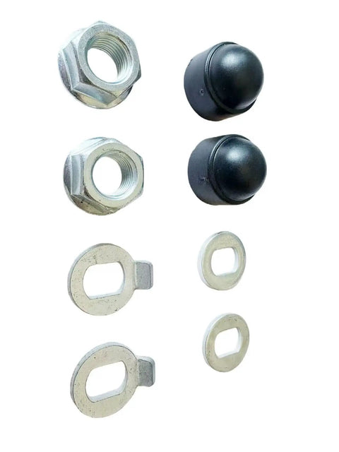 14Mm Hub Motor Nut Kit For High Power E Bikes And E Scooters Built For Real Power With Steel Locknut Serrated Anti Loosening Washer