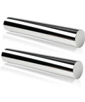 Two Piece 10mm X 200mm Linear Motion Rods Perfect For Smooth Shaft Guidance And Reliable Linear Rail Systems Made From Durable C45 Steel, polished chrome finish.