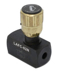 Hydraulic Flow Control Valve With Free Reverse Flow For Smooth Precise Adjustments One Eighth Inch NPT Ports 5000 PSI Rating