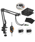 Ultimate Third Hand Soldering Station With Adjustable Gooseneck Arms Smoke Absorber and filter sponges displayed.
