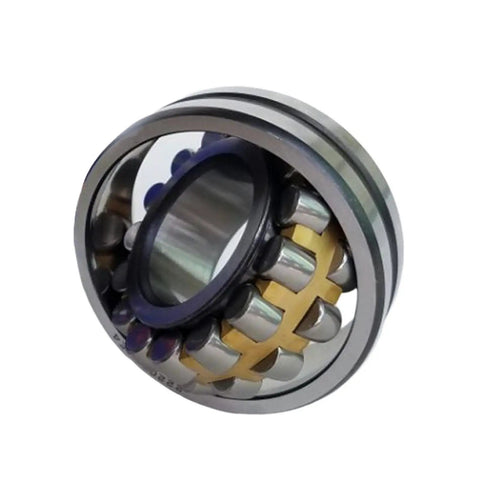 Rugged Double Row Spherical Roller Bearings With Self Aligning Cylindrical Design for heavy duty machinery close-up image.