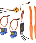 1000KV Brushless Motor With 40A ESC, 9G SG90 Micro Servo And 1060 Propeller Kit For RC Planes, Drones, And DIY Aircraft Repairs