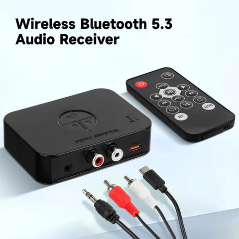Bluetooth 5.4 Audio Receiver For Home And Car Stereo That Lets You Stream No Fuss From Your Phone With 3.5mm And RCA Outputs