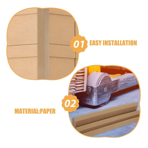 Heavy Duty L Shaped Cardboard Corner Protectors Set Of 20 Pcs Wall Edge Guards for easy installation and forklift use