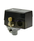 Pressure Switch For Air Compressor 69JF9LY2C 140-175 PSI Four Port With Unloader And Handy Manual On Off Lever One Quarter Inch