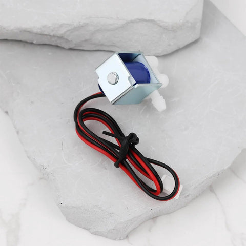 Image of a Two Pack Micro Mini Dc 5V To 6V Solenoid Valve Normally Closed 2 Way Air And Water Valve for fluid control with wires