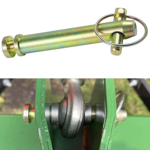 4 Pack CAT 1 Quick Hitch Bushings Kit With S07070200 Top Link Pin And S07090100 Lynch Pin For Category 1 3 Point Hitches And Tractors