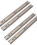 Heavy Duty 13 Inch Drawer Slides With Ball Bearings For Smooth As Silk Full Extension Side Mount Tracks Includes Screws And Simple Drill Friendly Install Durable Steel Glides For Cabinets And Dressers, four steel slides