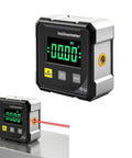 Dead On Digital Angle Finder Inclinometer with digital display, showing absolute readings for precise measurements in wood and metal tasks.