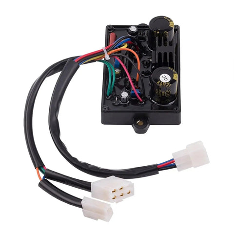 Top Notch 5KW Welding Generator AVRM Control Panel Stabilizer Kit with wires and capacitors for reliable voltage output.