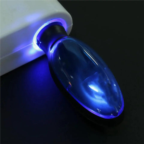 Gas Saver 6 Pack Portable Car Fuel Saver Economizer Helps You Save On Gas With Easy Plug And Play Installation blue light view