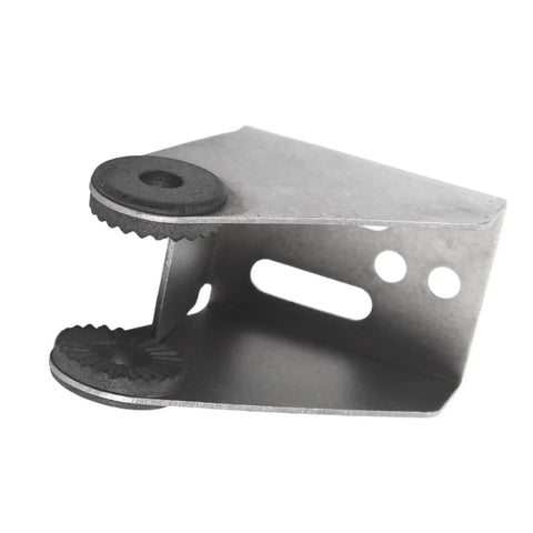Heavy Duty Metal Transducer Mounting Bracket Kit 740162-1 OEM Replacement For Si G2N Transoms side view with mounting holes.