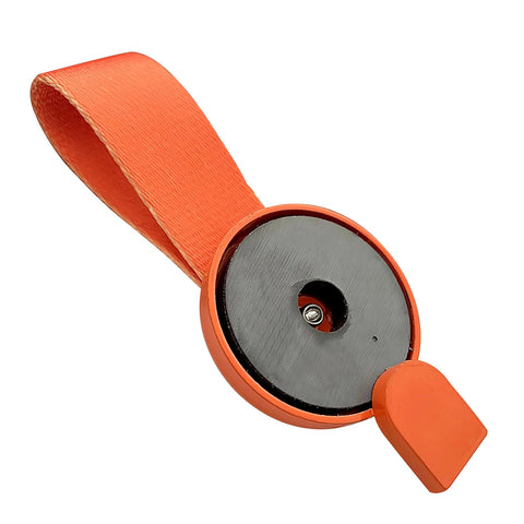 FUYEAR magnetic trailer surge brake lockout key on orange strap with round dark-gray head