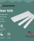 Full Size Hot Glue Sticks 50 Pack Clear Non Toxic Multi Temp 4 Inch By 0.43 Inch For Full Size Glue Guns DIY Projects Arts Crafts And Home Repairs Sweet For Wood Metal Fabric Projects packaging design