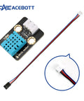 Three Pack DHT11 Temperature And Humidity Sensor Module For Arduino 3.3V To 5V Digital Sensor With Wires, one module with cable