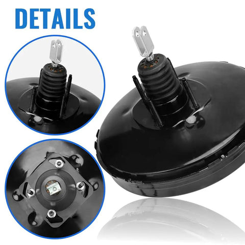 Detailed view of Heavy Duty Vacuum Power Brake Booster Direct Swap For Ford Edge Lincoln Mkmaz, showing diaphragm and mounting plate.