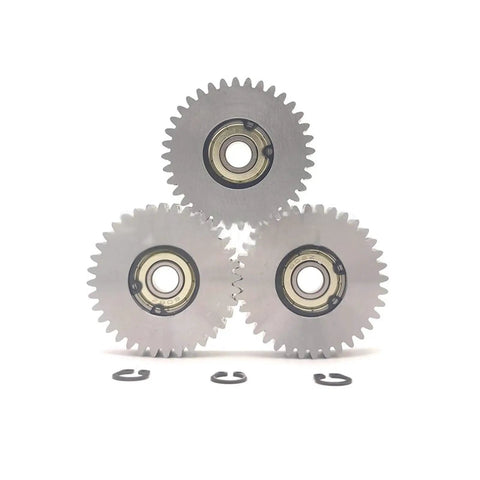 Beefed Up Durable Steel Planetary Gears For Ebike Motors 28T And 36T Options 47.5x12mm Upgrade Gear Set For High Load Riding And Quick Repairs Wear Resistant Metal Gears Fits Popular Mid Drive Motors