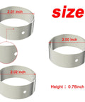 Diagram of camshaft bearing sizes in Camshaft Bearing Kit 5Pc For GM Small Block V8 Engines Fits Chevrolet GMC Buick Pontiac Cadillac 283 302 305 327 350 383 400 And 4.6L 4.9L 5.0L 5.4L 5.7L 6.3L 6.6L