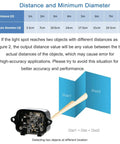 LiDAR Range Finder Sensor Module for Drones and Robots, Single Point Micro Ranging 0.2 to 8m using TOF Tech diagram