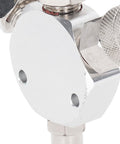 Three Way Air Splitter And Pneumatic Fitting In Aluminum Alloy With One Quarter Inch NPT Male Thread Rust Resistant 3 Way Manifold
