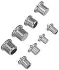 8-piece set from 16 Piece Dowel Marking Pins Drill Transfer Tool For Woodworking Alignment With Hollow And Solid Center Pins