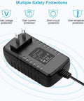 AC Adapter For FrSky Taranis X9D Plus Telemetry Radio Transmitter, Worldwide 100-240V Power Charger with safety protections