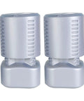 Two Pack CAT50 ER32 100 Collet Chuck And 4 Inch Extension Tool Holder Set front view for CNC engraving and milling lathe