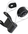 Close-up of Rear Leaf Spring Shackle Repair Kit 2Pc With Bushing, showing heavy duty solid steel build and pro welded joints.