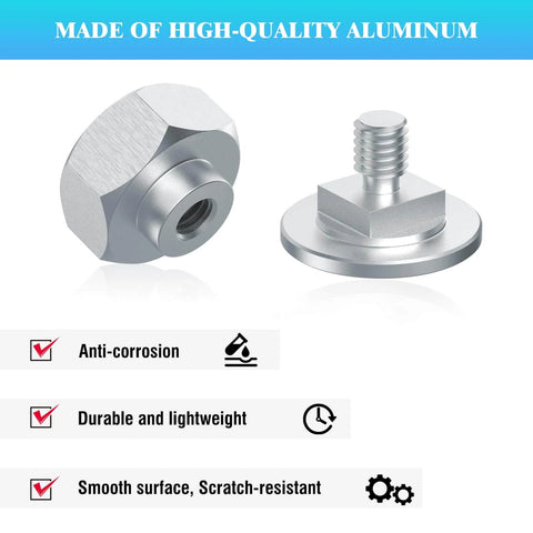 Heavy Duty Aluminum Welding Hood Fasteners Set For Pipeliner Helmets Headgear Replacement Screws Hex Hardware 6061 T6