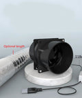 USB Powered Pro Grade Solder Absorber With Exhaust Fan Adjustable Speed Fume Extractor and pipe on marble base