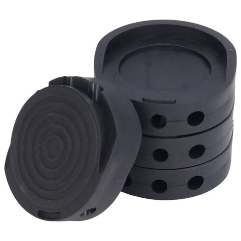4 Pack Height Adjustable Furniture Feet Pads Set Made From Plastic Resin Fiber With TPU Glue For Strong Load Bearing And Anti Vibration