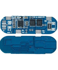 Built Like A Tank Three Series Eight Amp Battery Management Board For 18650 Li Ion Packs, blue PCB with electrical components.