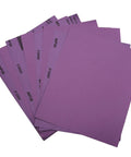 2000 Grit Purple Pro Grade Wet Dry Sandpaper Sheets 9x11 Inch 15 Sheet Pack alumina abrasive displayed in stack