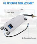 Oil Reservoir Tank Assembly 1200-8M0063190 Replacement For Outboard Marine Engines 2000 2014, with bolt hole and sensor