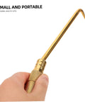 Hand holding Portable Wire Tie Tool With Non Slip Handle For Quick And Easy Tying On Fences And Construction Sites Easy Wire Twisting Tool