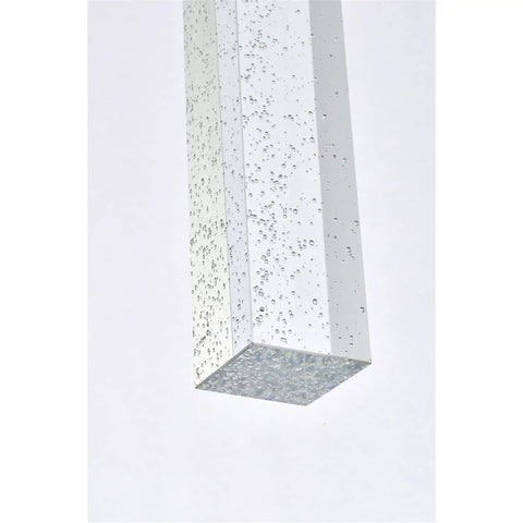 Slick Modern 13 Light Black Crystal Ceiling Pendant With Heavy Duty Metal Build And Tight Adjustable Canopy showing crystal detail.