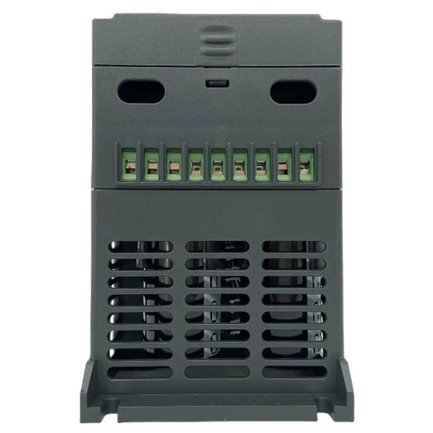 220V Variable Frequency Drive VFD Inverter For Three-Phase Motors Range 0.75kW To 5.5kW Smooth Soft Start Precise Speed Control RS485 Communication Industrial Workhorse Motor Controller For VFD Applications, rear terminal view