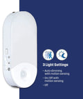 3 Pack 4 in 1 Power Outage Night Light With Motion Sensor Auto Dim Rechargeable Emergency LED Flashlight Plug In